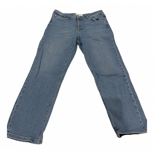 Pre-owned Reiss Straight Jeans In Blue