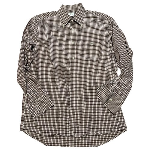 Pre-owned Lacoste Shirt In Brown