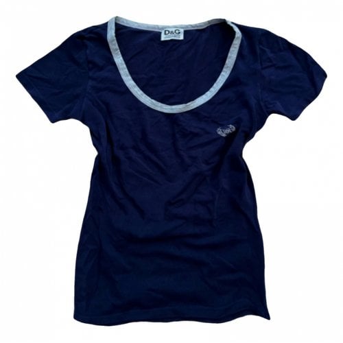 Pre-owned D&g T-shirt In Navy