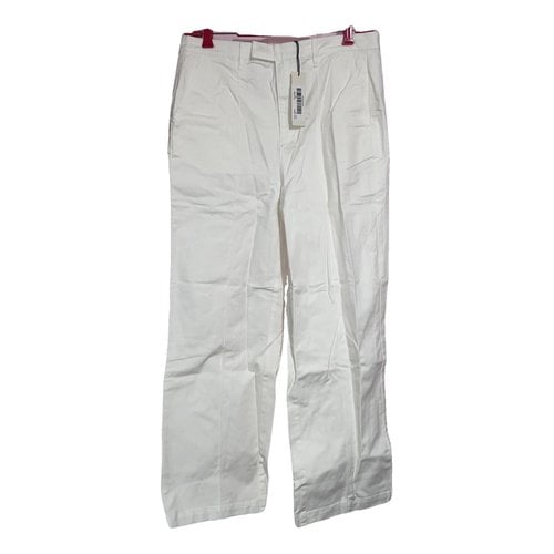 Pre-owned Alex Mill Straight Pants In White
