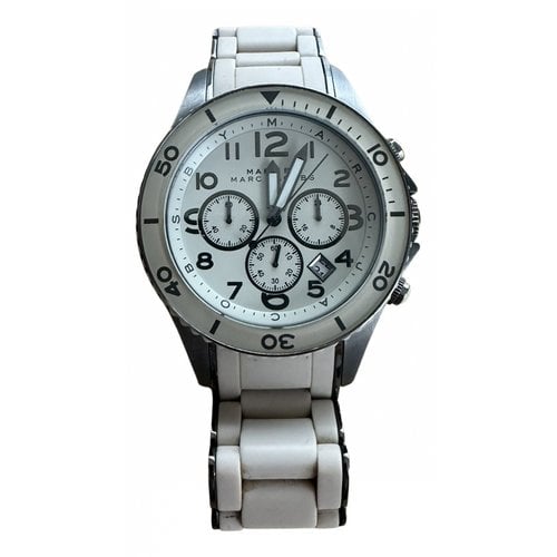 Pre-owned Marc By Marc Jacobs Watch In White