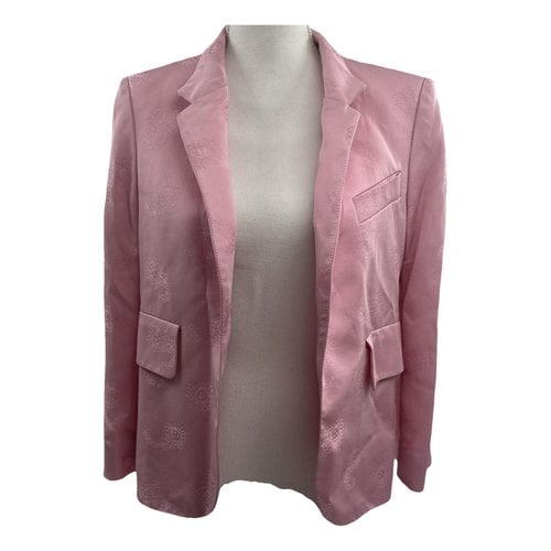 Pre-owned Zadig & Voltaire Blazer In Pink