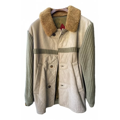 Pre-owned C.p. Company Shearling Peacoat In Other