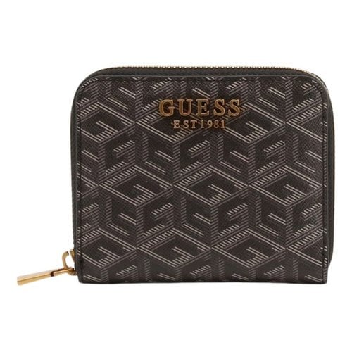 Pre-owned Guess Wallet In Grey