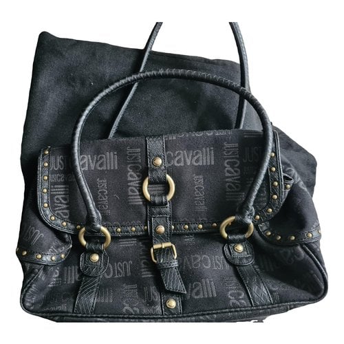 Pre-owned Just Cavalli Handbag In Black