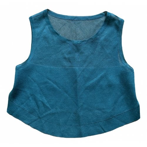 Pre-owned Alaïa Vest In Turquoise