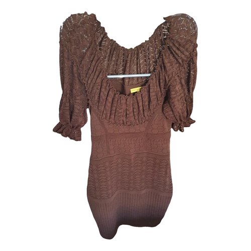 Pre-owned Catherine Malandrino Mid-length Dress In Brown