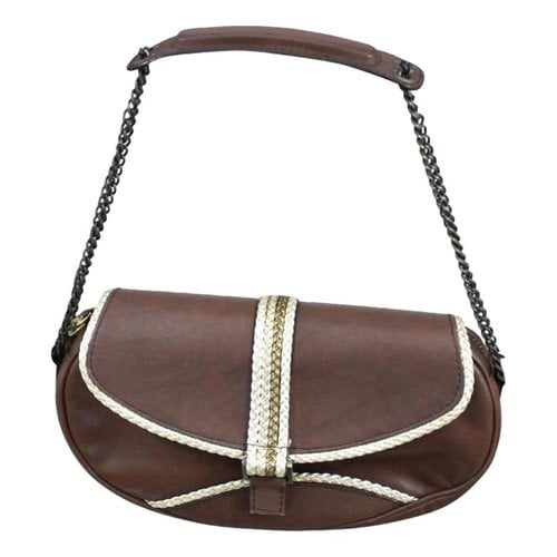 Pre-owned Giuseppe Zanotti Leather Handbag In Brown
