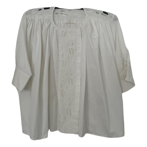 Pre-owned Chloé Blouse In White