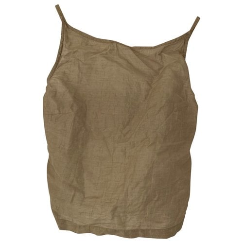 Pre-owned Paloma Wool Linen Camisole In Beige