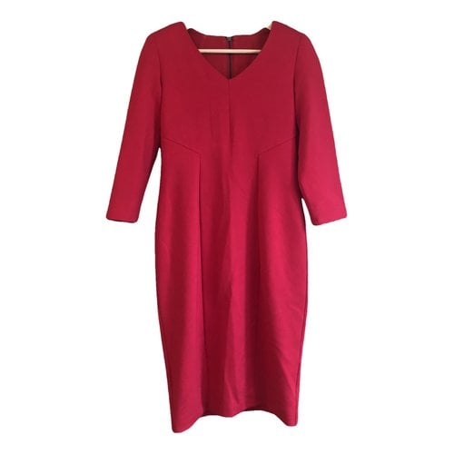 Pre-owned Joseph Ribkoff Mid-length Dress In Red