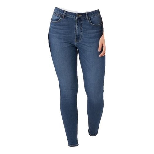Pre-owned Wrangler Slim Jeans In Blue