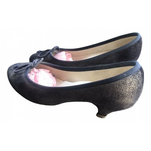Pre-owned Repetto Leather Heels In Blue