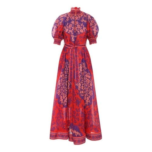 Pre-owned Zimmermann Mid-length Dress In Red