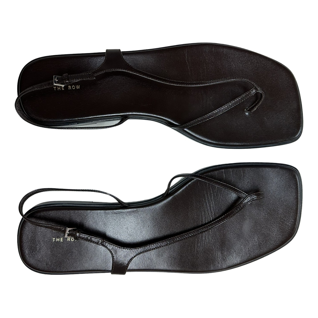 Pre-owned The Row Constance Leather Sandal In Other | ModeSens
