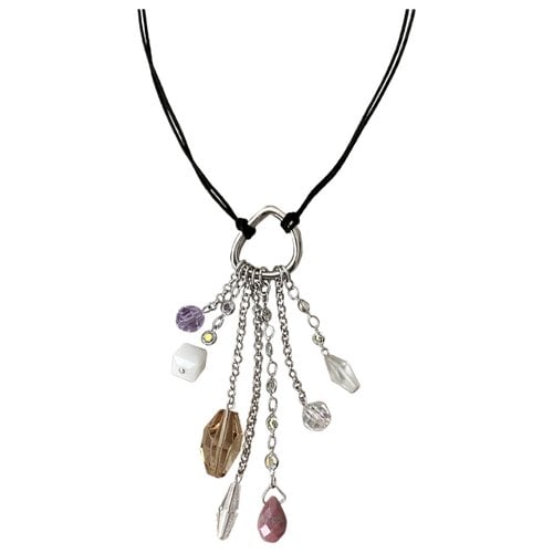 Pre-owned Swarovski Crystal Necklace In Multicolour