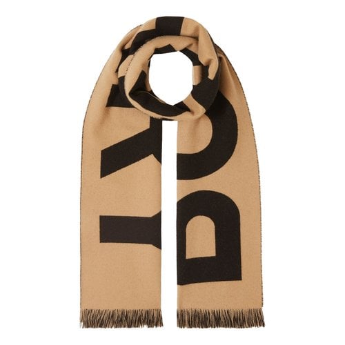 Pre-owned Burberry Wool Scarf In Multicolour