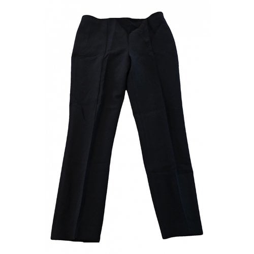 Pre-owned The Row Straight Pants In Black