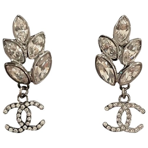 Pre-owned Chanel Earrings In Silver