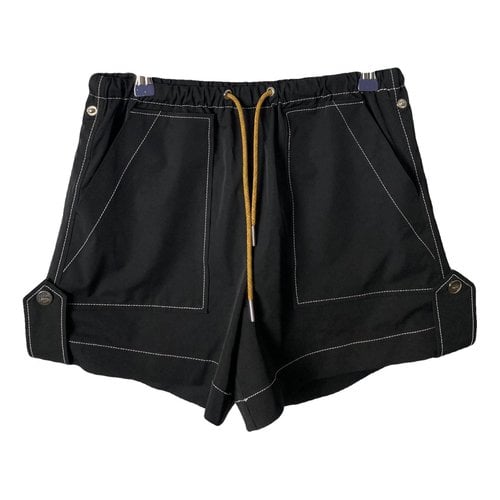 Pre-owned Ganni Shorts In Black