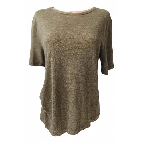 Pre-owned By Malene Birger T-shirt In Green