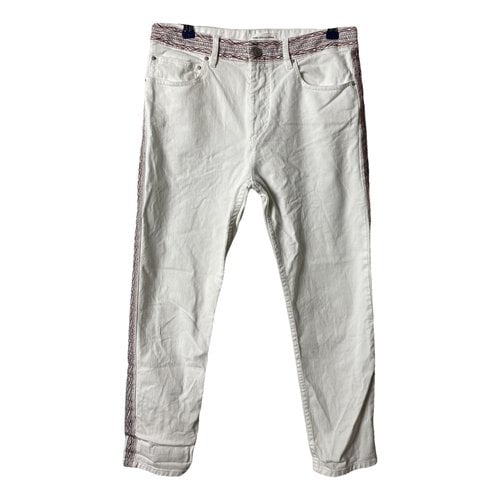 Pre-owned Isabel Marant Étoile Jeans In White