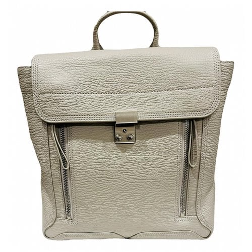 Pre-owned 3.1 Phillip Lim / フィリップ リム Leather Backpack In White