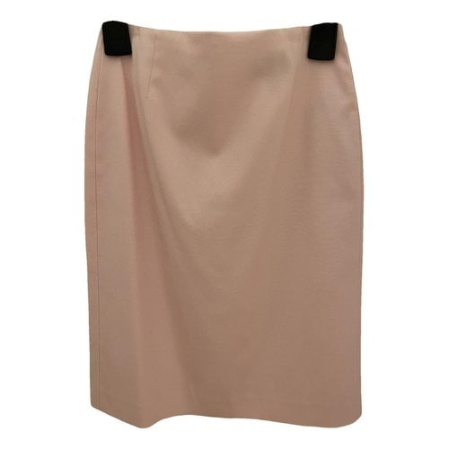 Pre-owned Paule Ka Mid-length Skirt In Pink