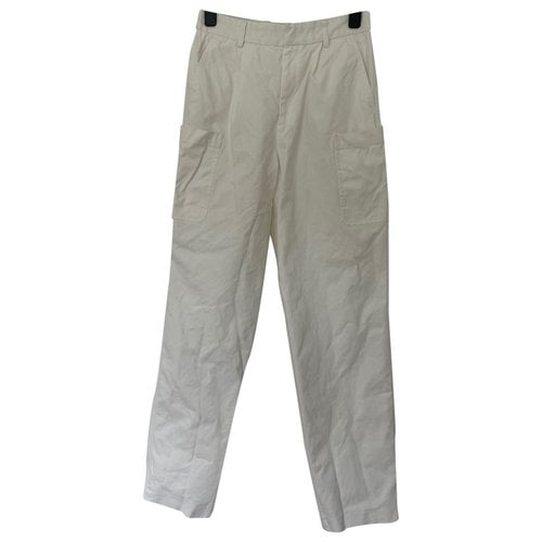 Pre-owned Iro Large Pants In White