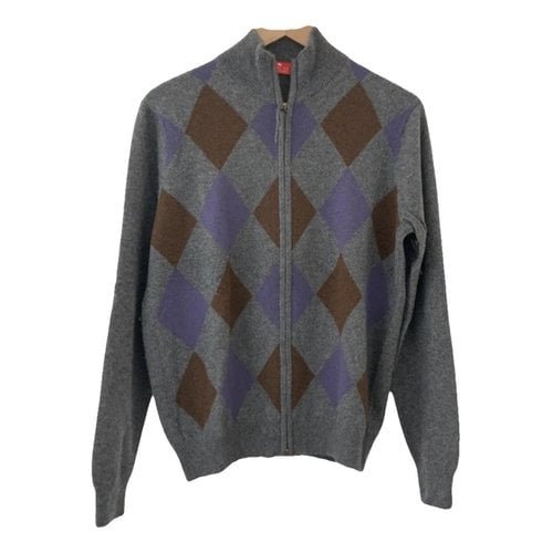Pre-owned Michi Cashmere Cardigan In Grey