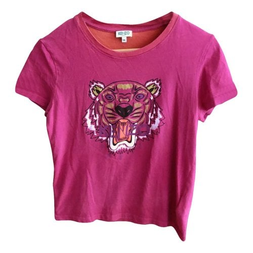 Pre-owned Kenzo Tiger Shirt In Pink