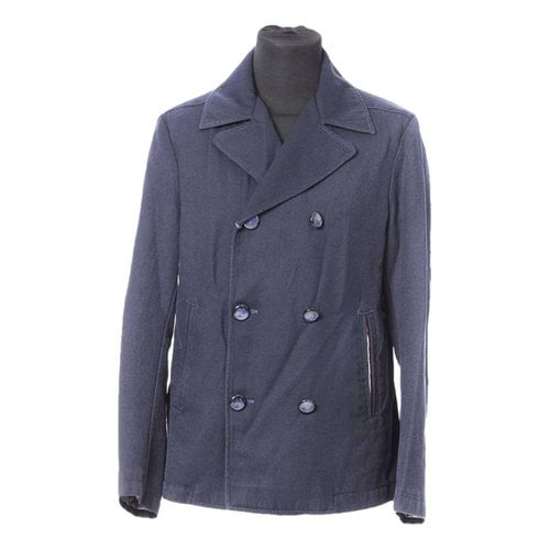 Pre-owned Jacob Cohen Wool Jacket In Blue