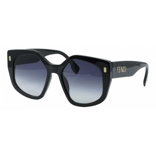 Pre-owned Fendi Sunglasses In Black
