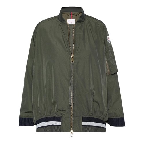 Pre-owned Moncler Classic Jacket In Green