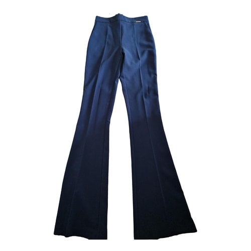 Pre-owned Elisabetta Franchi Large Pants In Blue