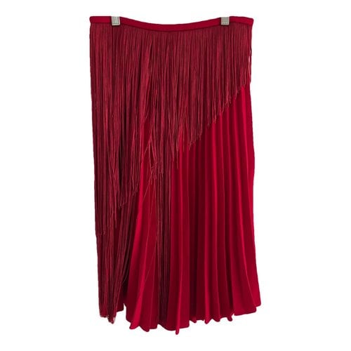 Pre-owned Marco De Vincenzo Mid-length Dress In Burgundy
