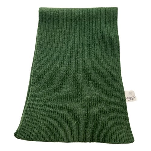 Pre-owned Homecore Wool Scarf & Pocket Square In Green