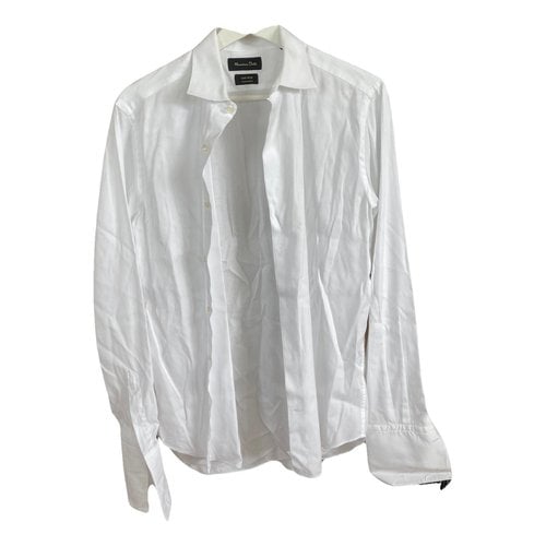 Pre-owned Massimo Dutti Shirt In White