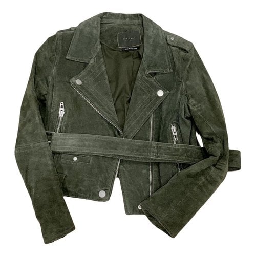 Pre-owned Blanknyc Leather Jacket In Green