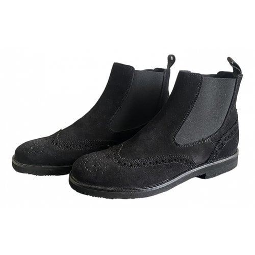 Pre-owned Gallucci Boots In Black