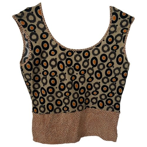 Pre-owned Etro Camisole In Camel