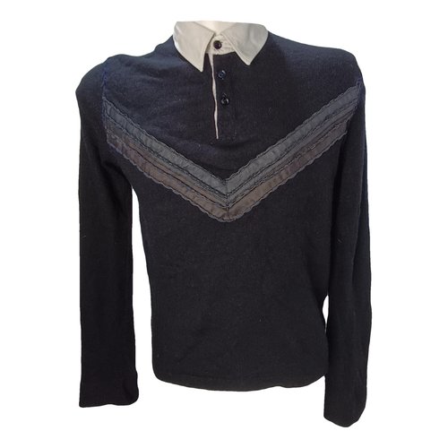 Pre-owned Class Cavalli Wool Pull In Black
