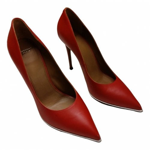 Pre-owned Givenchy Leather Heels In Red