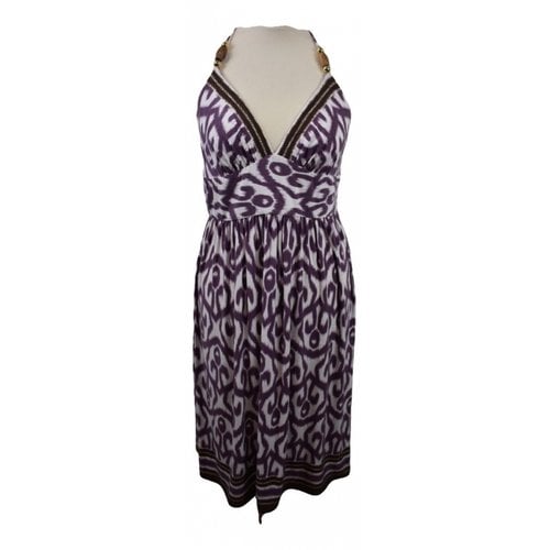 Pre-owned Milly Mid-length Dress In Purple