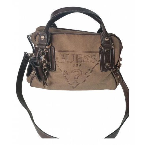 Pre-owned Guess Handbag In Brown