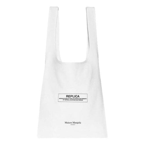 Pre-owned Maison Margiela Cloth Tote In White