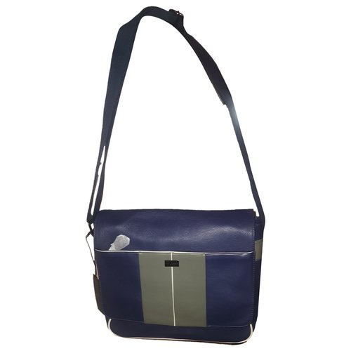 Pre-owned Ted Baker Leather Satchel In Blue
