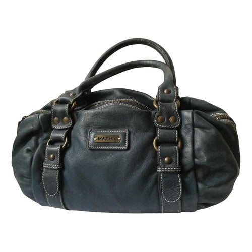 Pre-owned Max & Co Leather Handbag In Blue