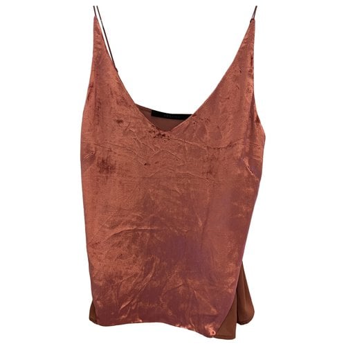 Pre-owned J Brand Silk Camisole In Pink