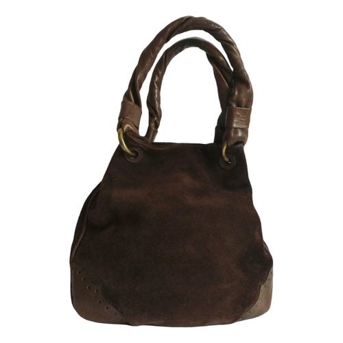 Pre-owned Mauro Grifoni Leather Handbag In Brown